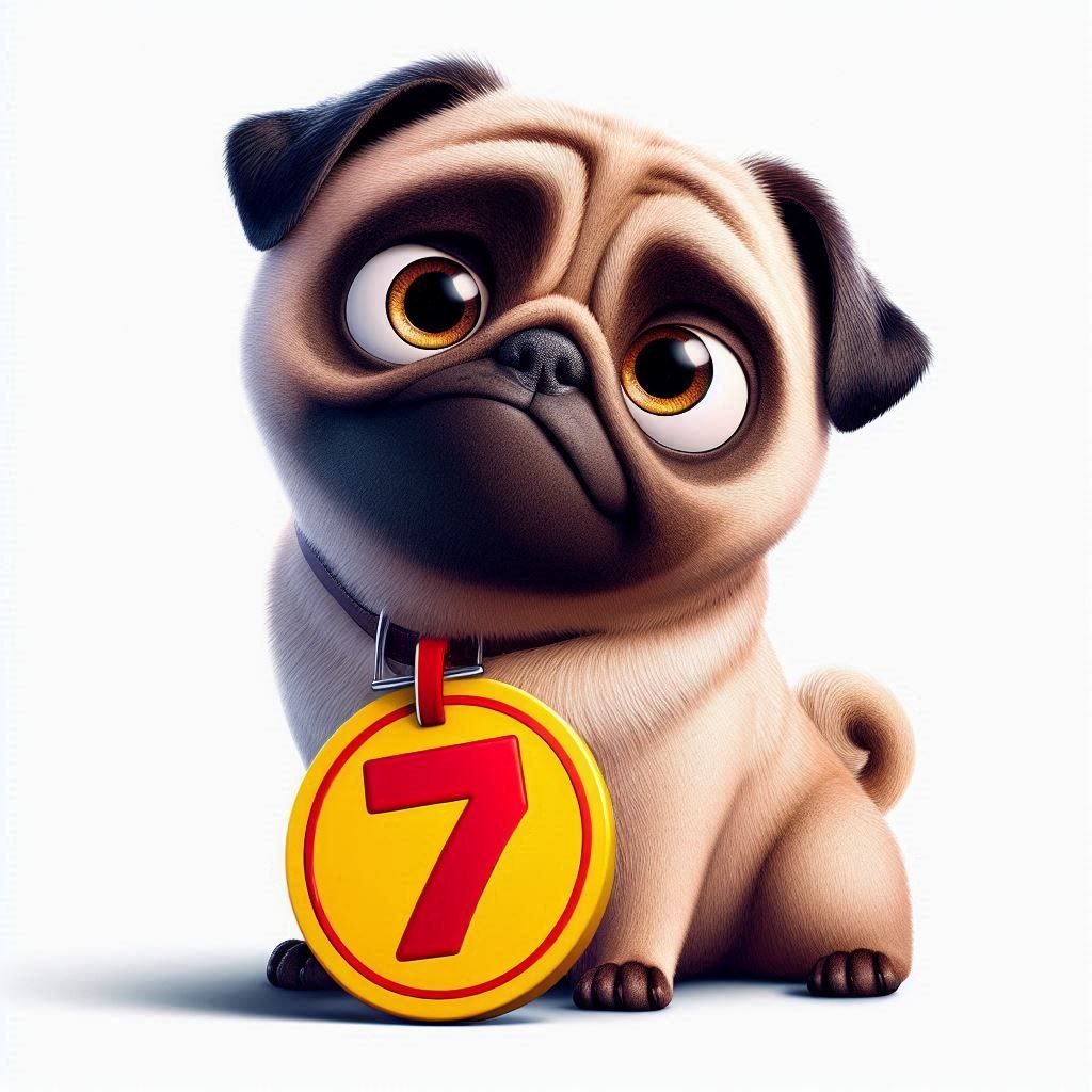 Carletto con il voto 7